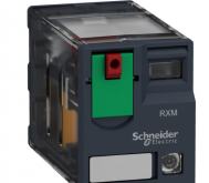 RXM小型继电器,2 C/O 24 V AC 12 A,带LEDRXM2AB2B7